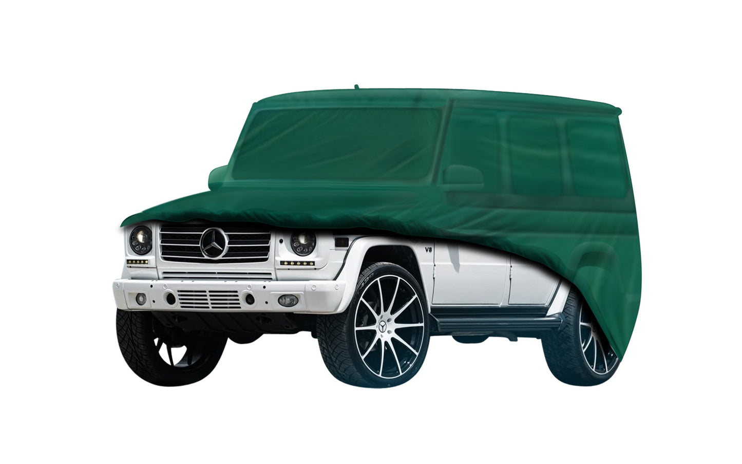 Ultimate heavy duty Deutschmotor W463 Mercedes Full Outdoor car Cover Storage G320 G500 G350 G63 G65 Water Resistant Protect UV Rays W464