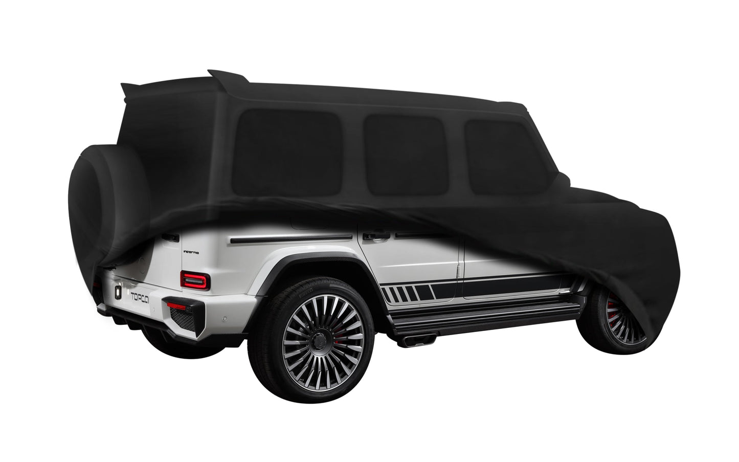 Ultimate heavy duty Deutschmotor W463 Mercedes Full Outdoor car Cover Storage G320 G500 G350 G63 G65 Water Resistant Protect UV Rays W464