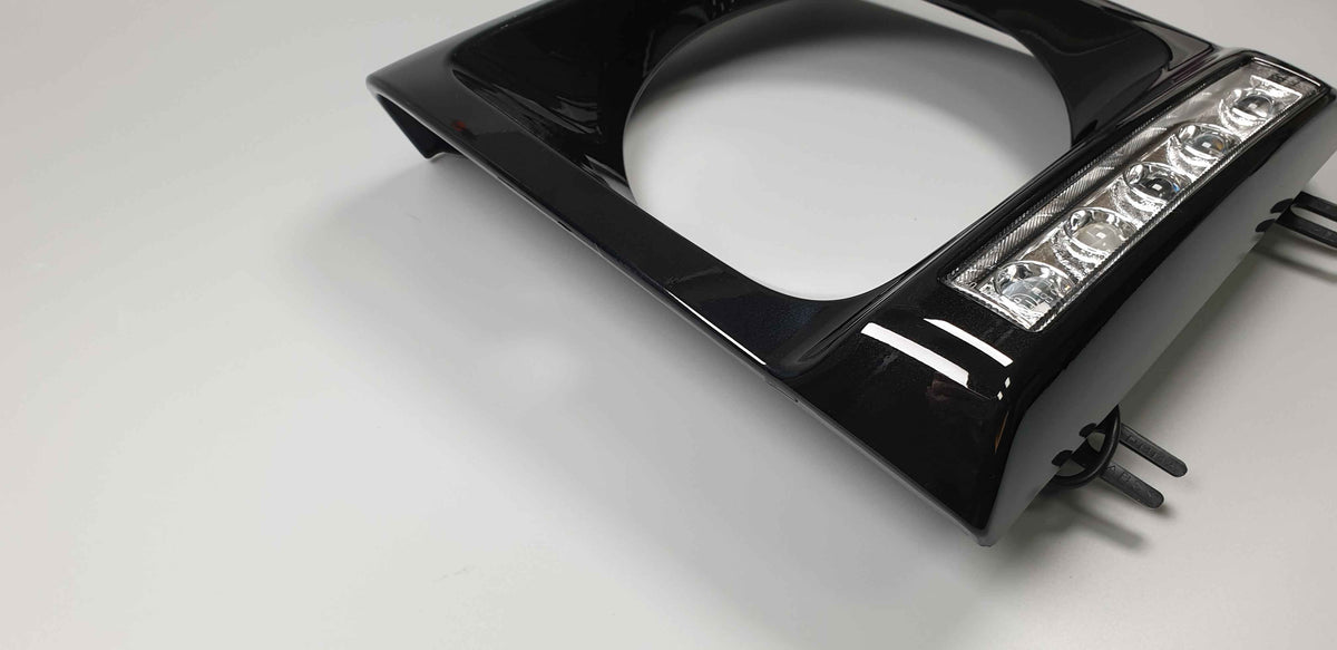 W463 G63 DRL Front Headlight Cover - 5x LED Upgrade Kit