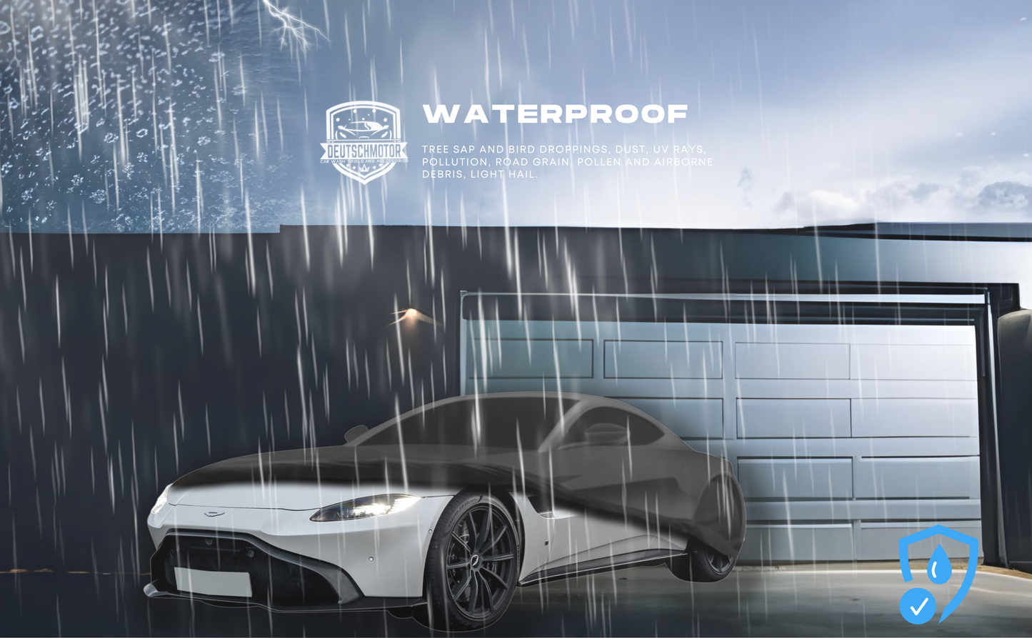 Weather Car cover for Aston Martin Vantage 03-16 dust repellent dust rain