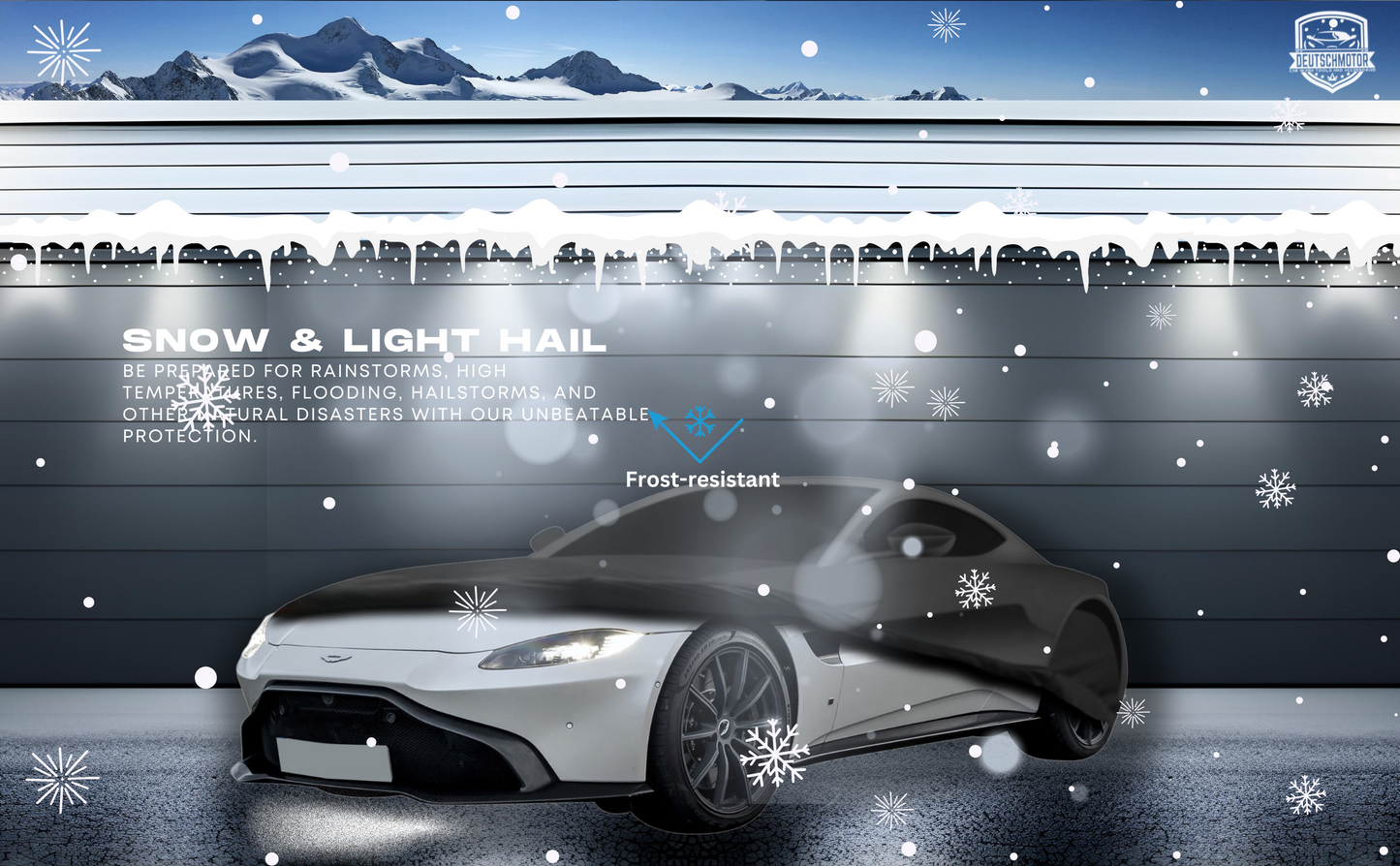 Weather Car cover for Aston Martin Vanquish dust repellent dust rain hail snow protection