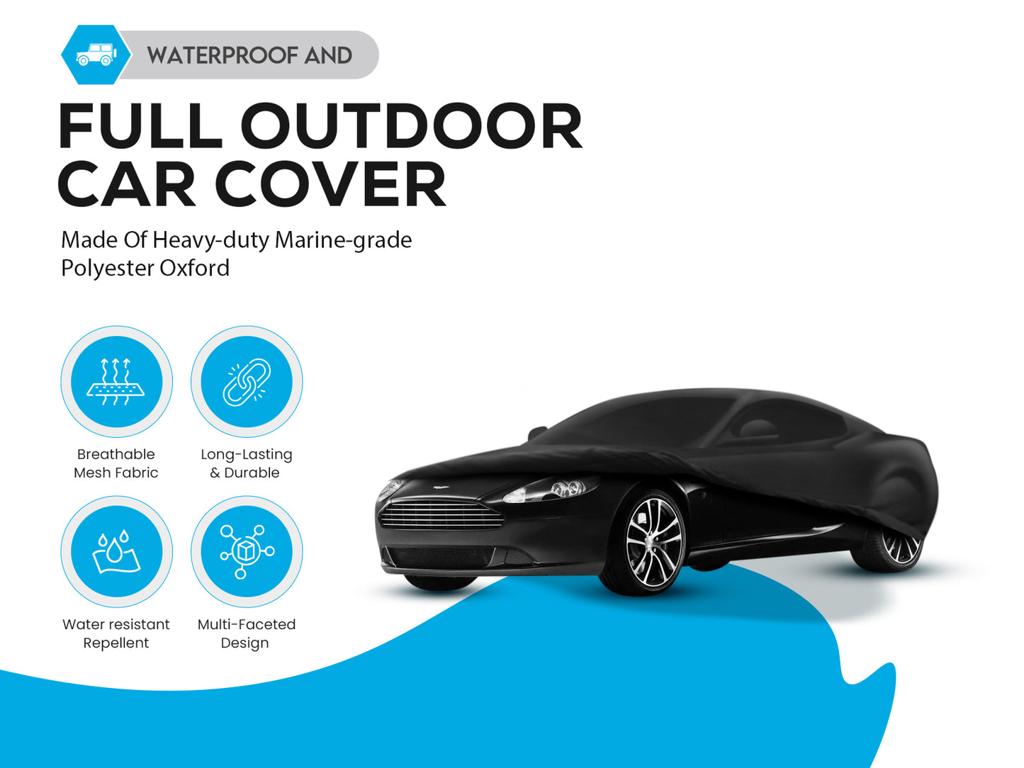Car cover for Aston Martin DB9 2013-2017 British green or black dust repellent dust rain