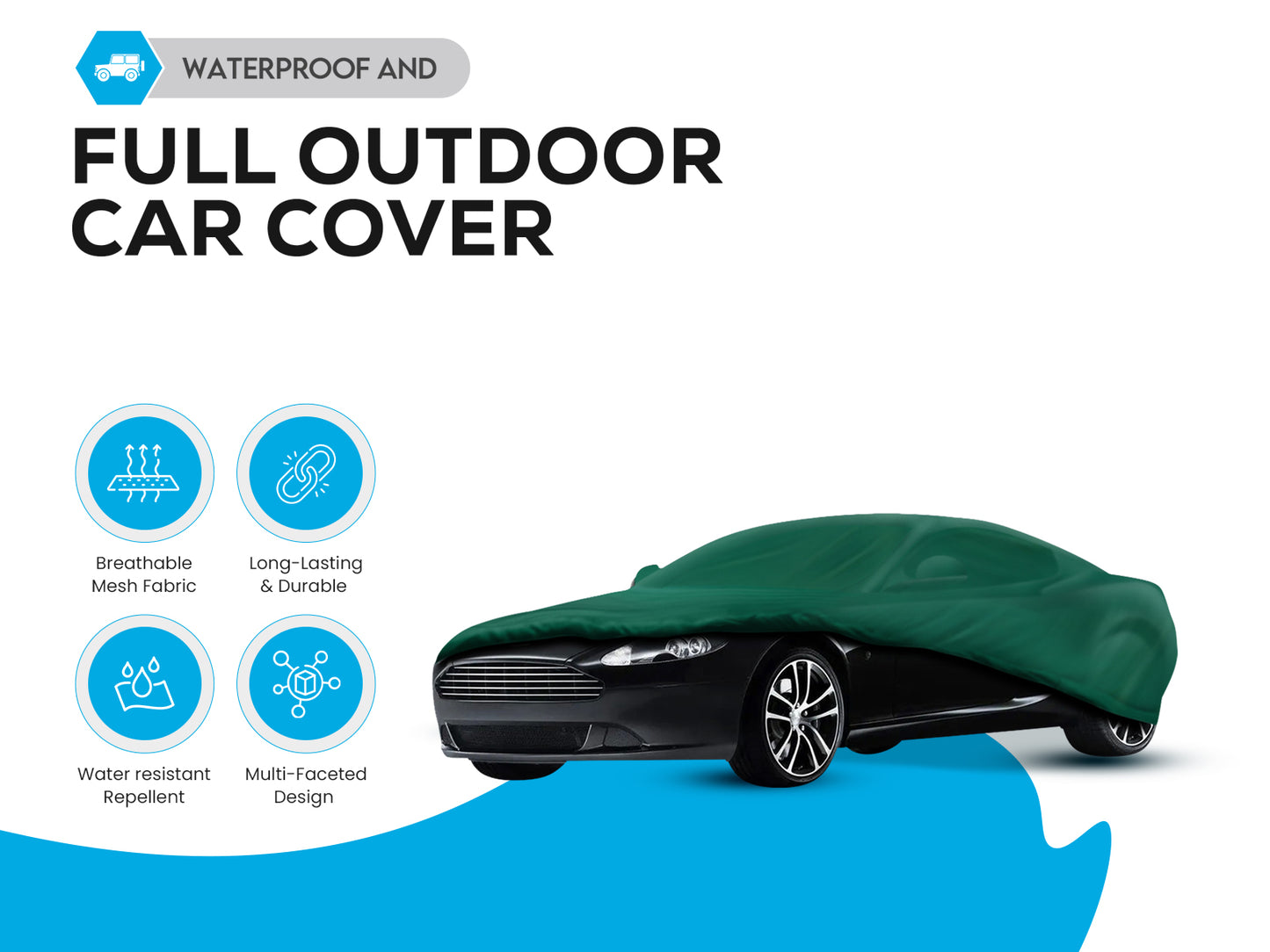 Car cover for Aston Martin DB9 2013-2017 British green or black dust repellent dust rain