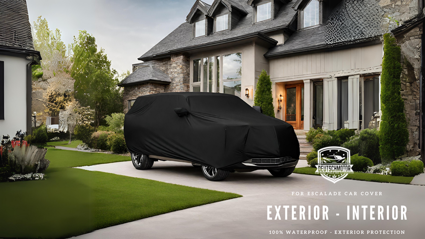 Premium car cover for Cadillac Escalade ESV standard wheel base Water Resistant UV Rays Hail Protection Storage Winter Snow (semi-custom)