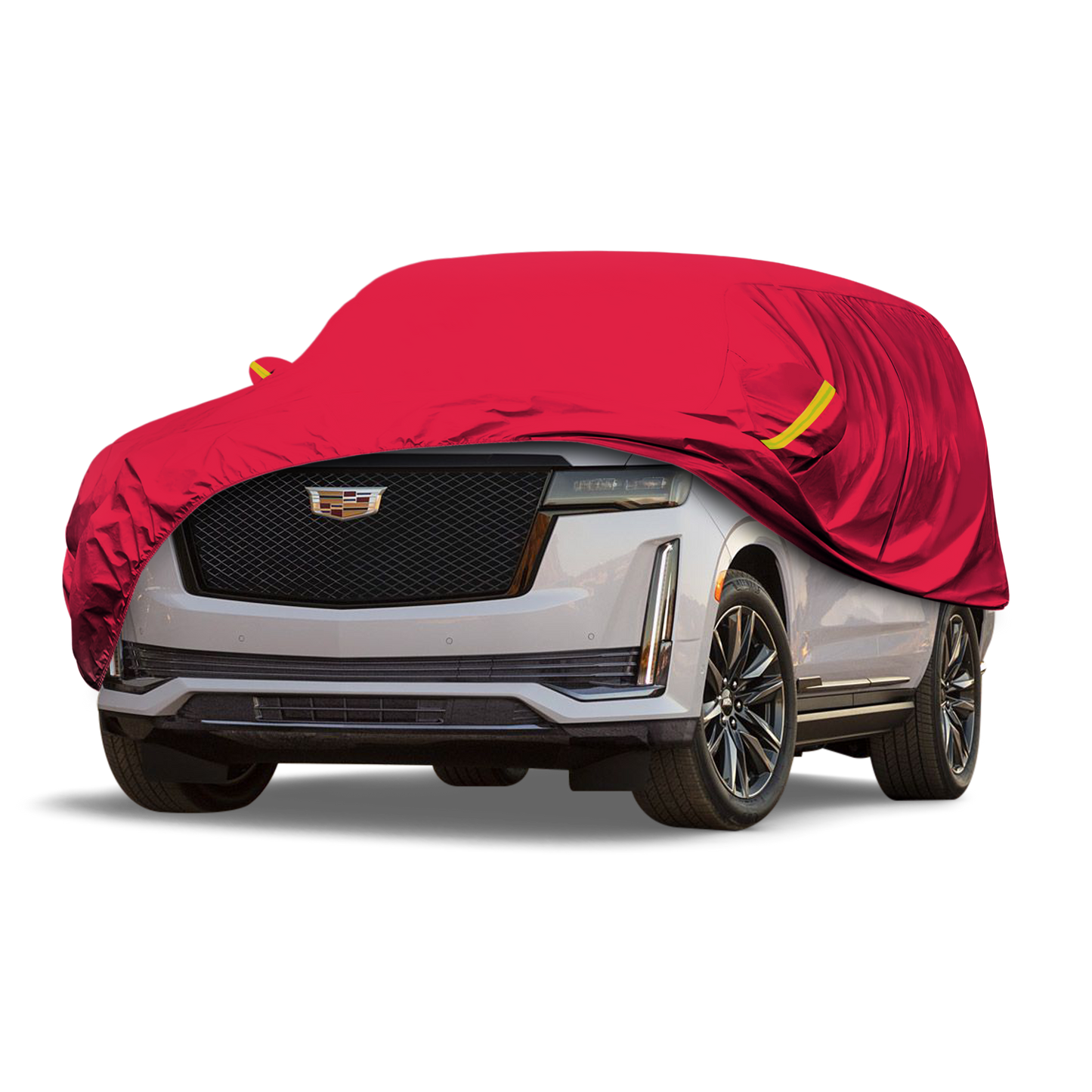 プレミアムカーカバー キャデラック エスカレード SWB 標準ホイールベース 防水 紫外線 ひょう保護 保管 冬 雪 (セミカスタム)