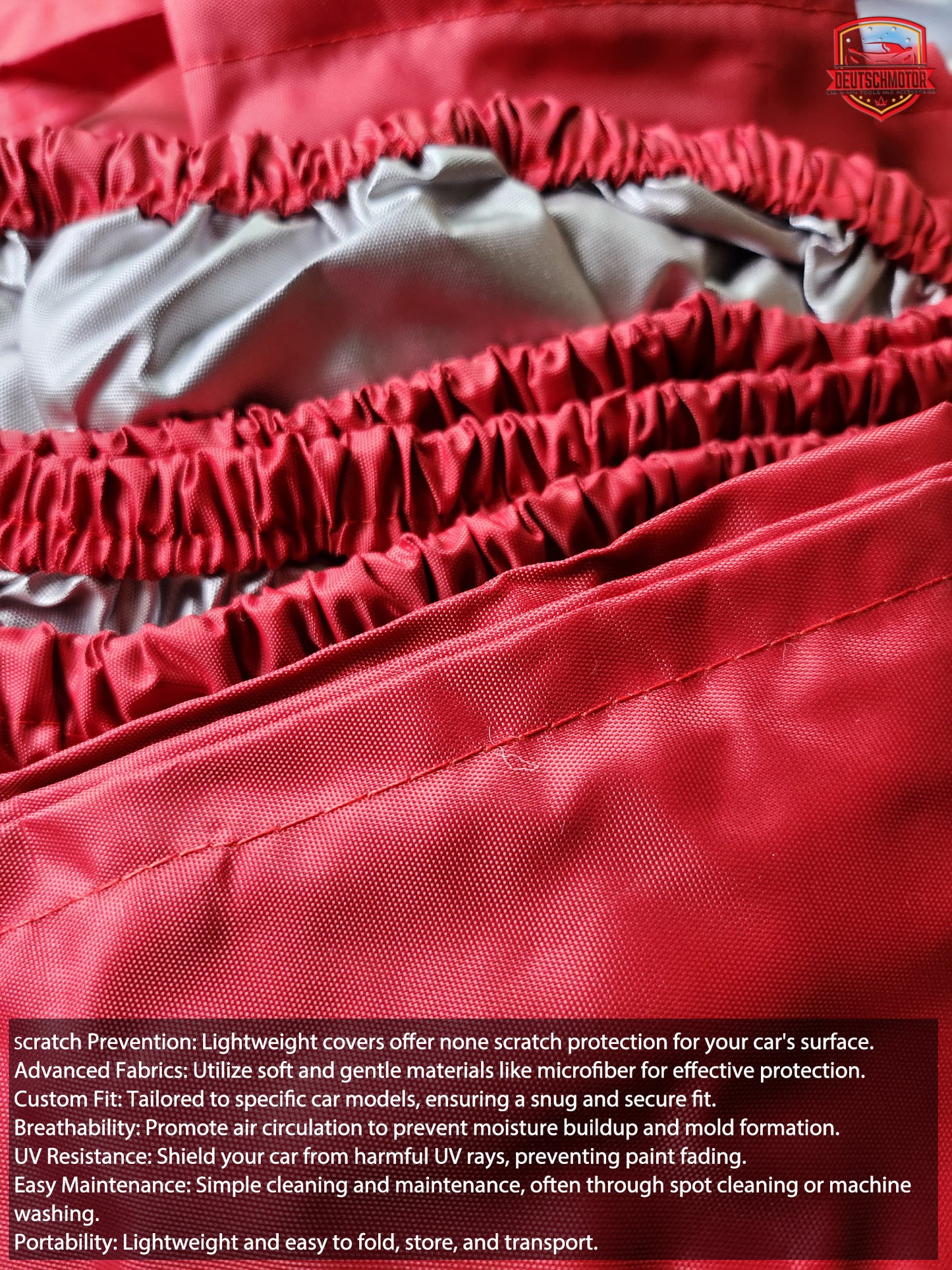 Red Weather Car cover for Aston Martin Vanquish dust repellent dust rain hail snow protection