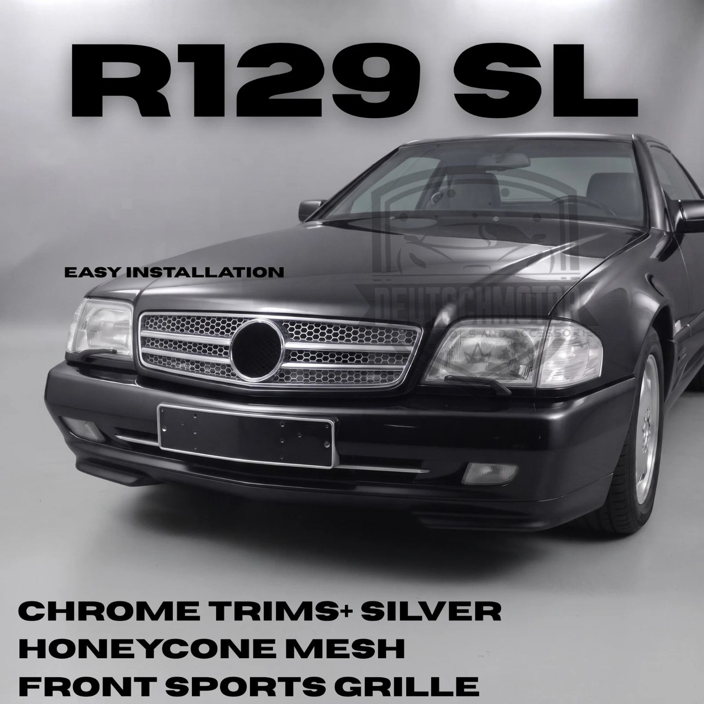 for Mercedes R129 1990-2002 SL500 SL320 silver mesh chrome trims Must go, last 3