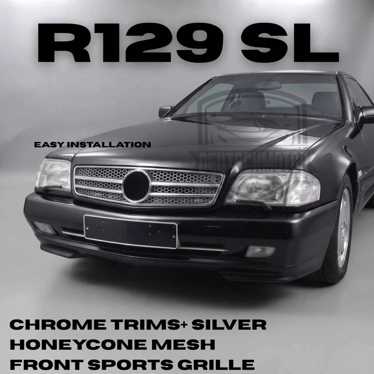 mercedes r129 grille Elevate Your Mercedes with Our Premium Chrome Silver Mesh Grille for R129 SL-Class (1990-2002)