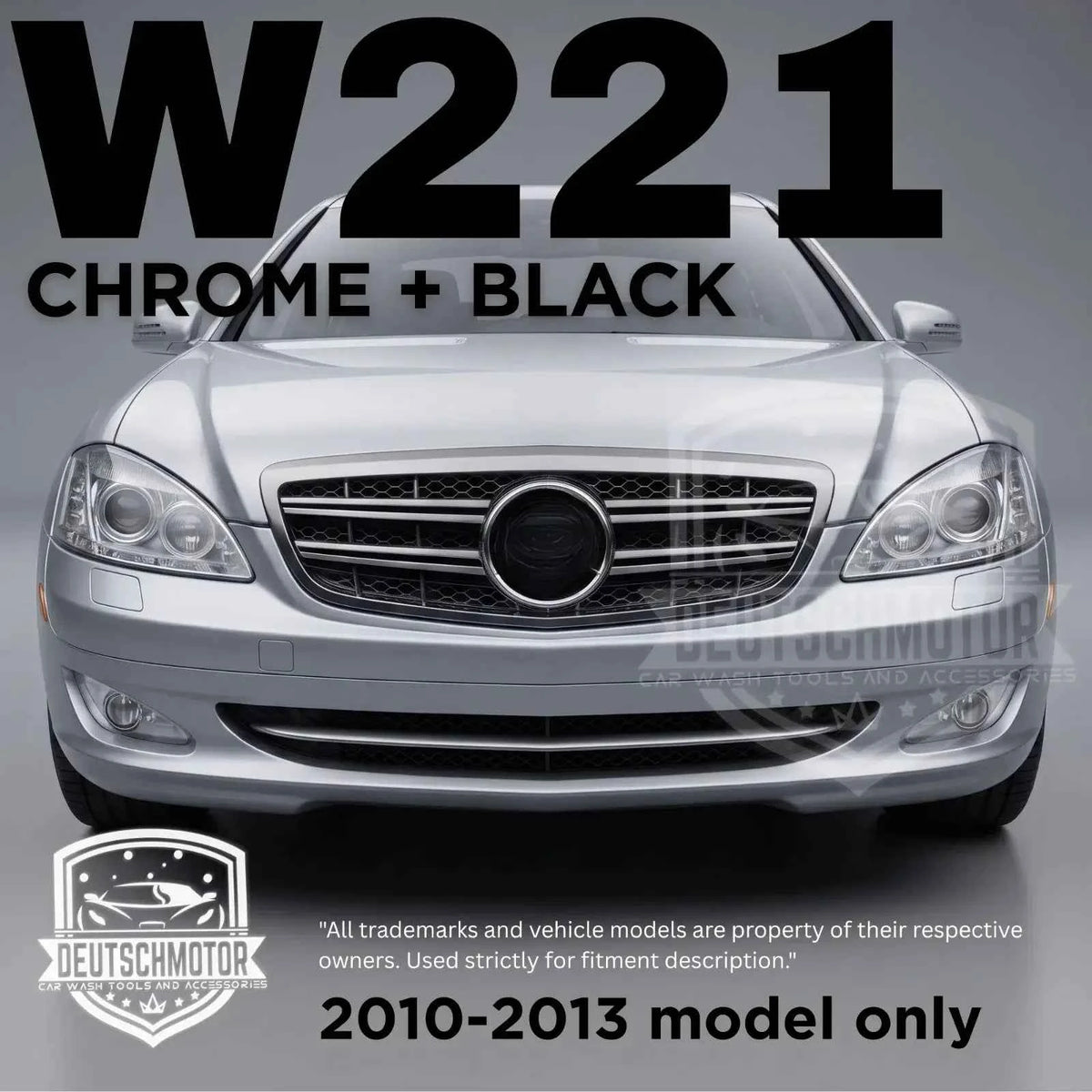 Upgrade Your Mercedes W221 with the Premium DTR Front Grille - 2010-2013 S-Class w221 dtr grille