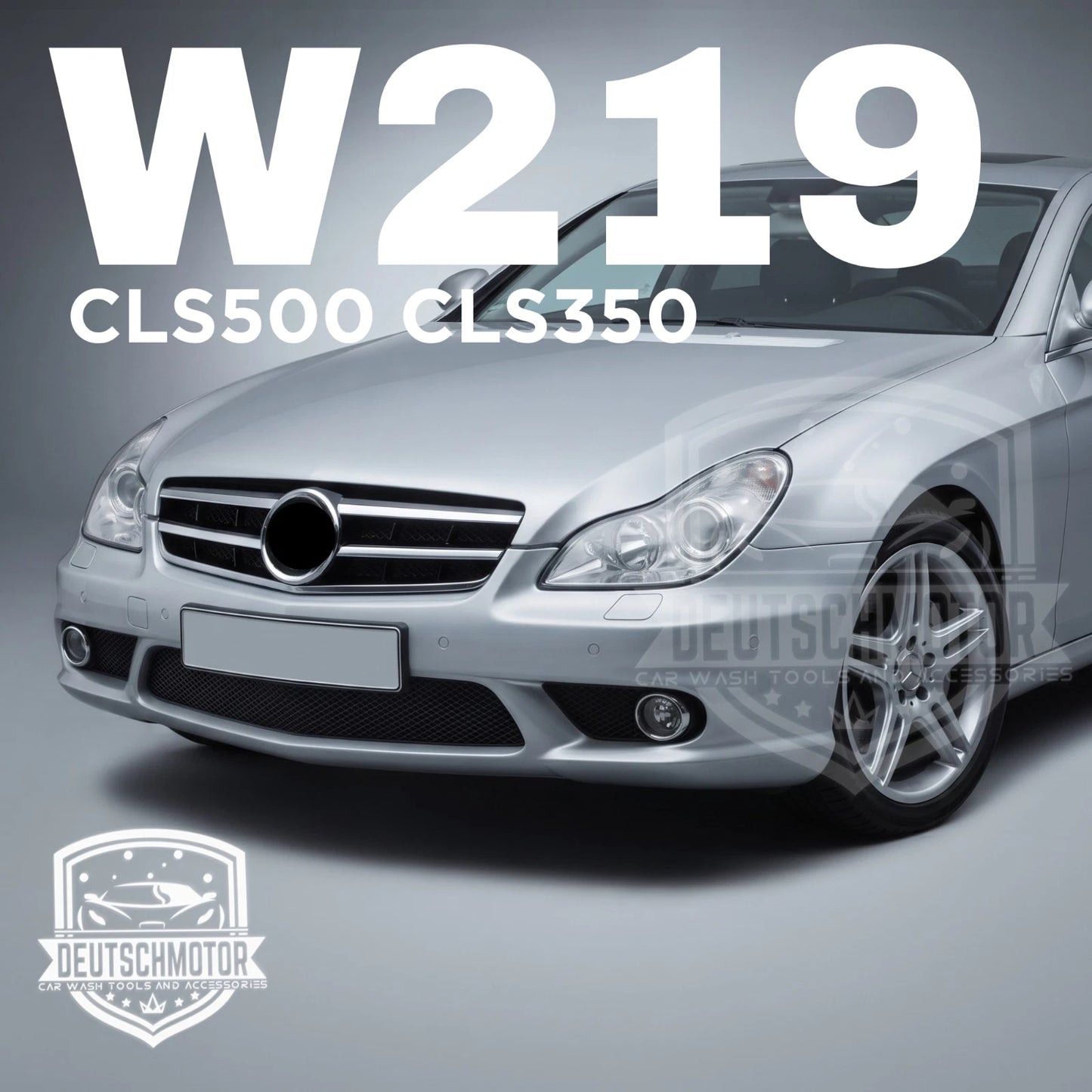 Mercedes W219 CLS500 CLS600 CLS Grille Grill 3 Fins 2008 2007 2006 Black