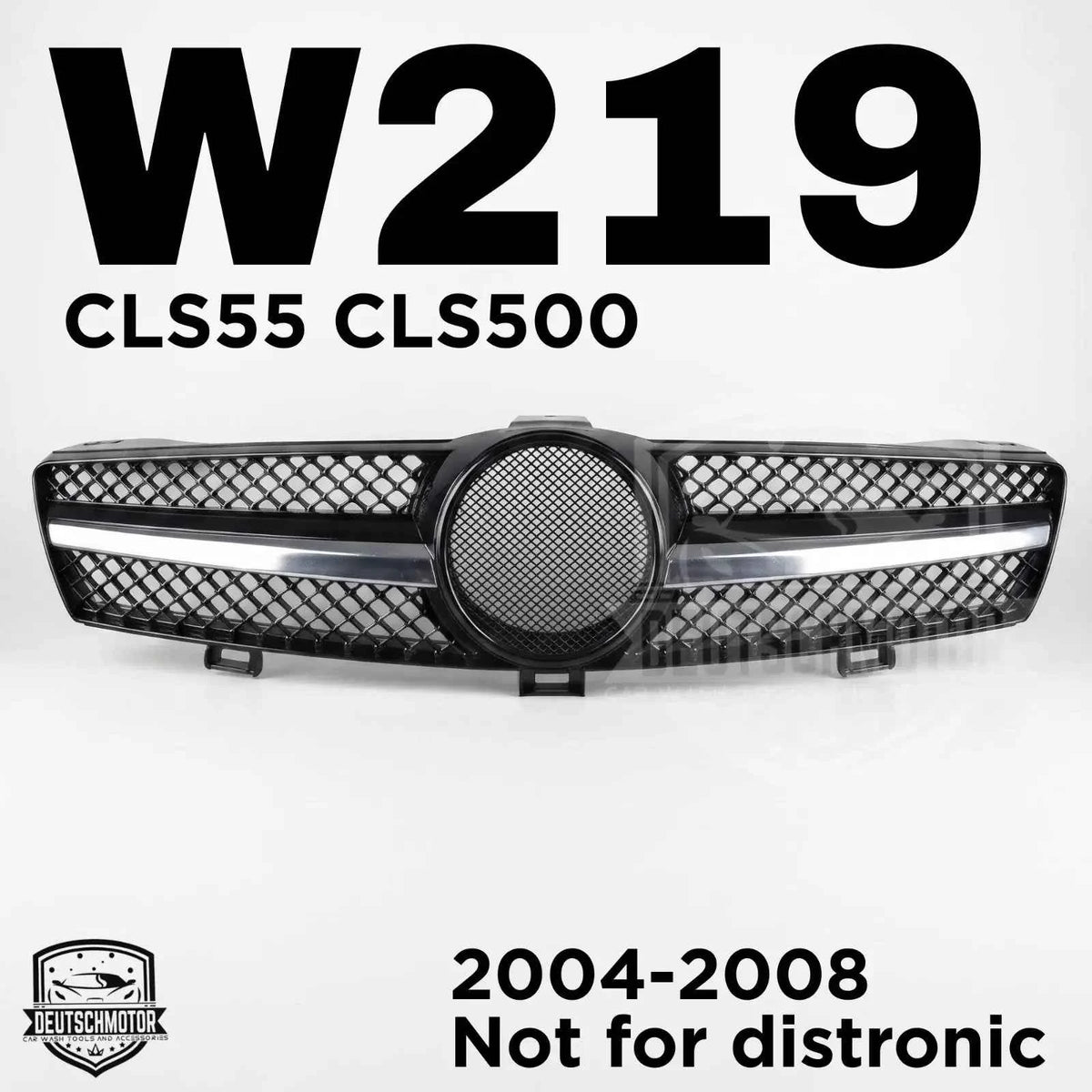 Enhance Your Style with a Luxurious Black Chrome Front Grille for Mercedes CLS 2006-2008 front grille