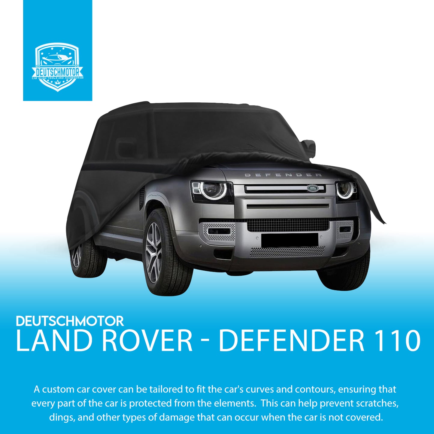Defender 110 one ten all weather protection Sun UV dust car cover Land Rover