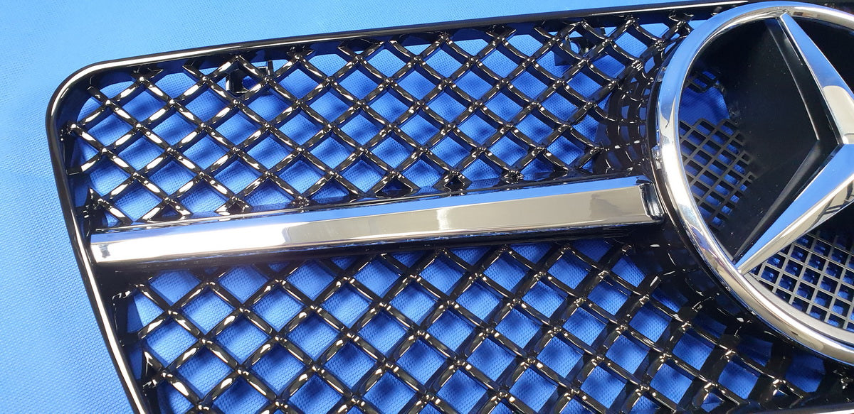 Mercedes W208 CLK front sports grille CLK320 CLK430 - AMG style black color