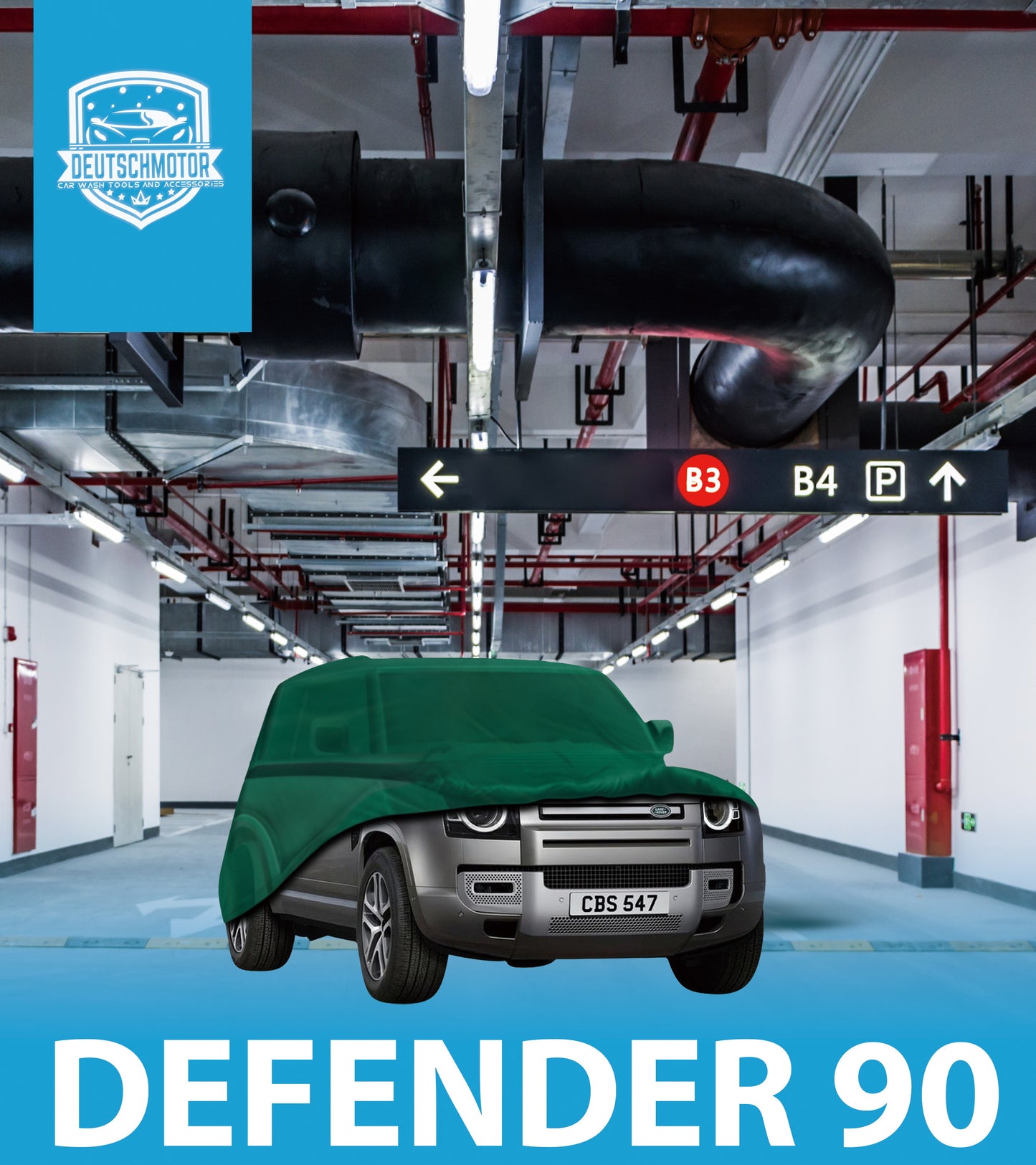 Defender 90 all weather protection cover water Land Rover 2020-2023 gust wind