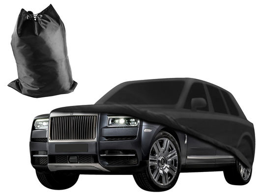 Cullinan Satin indoor use car cover tailored made, SUV Snug fit with elastic 2018-2024