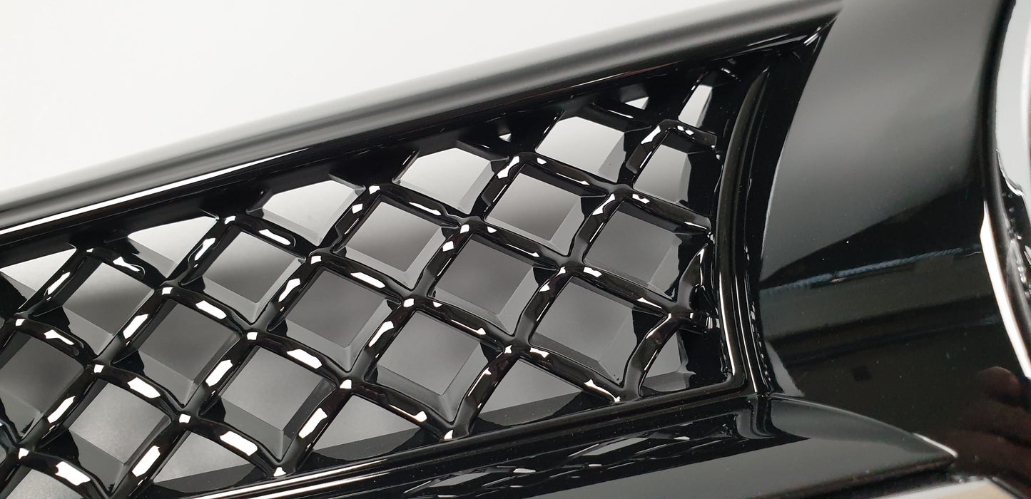 Mercedes R129 1990-2002 SL500 SL600 SL63 front replacement sports grille (black or silver)