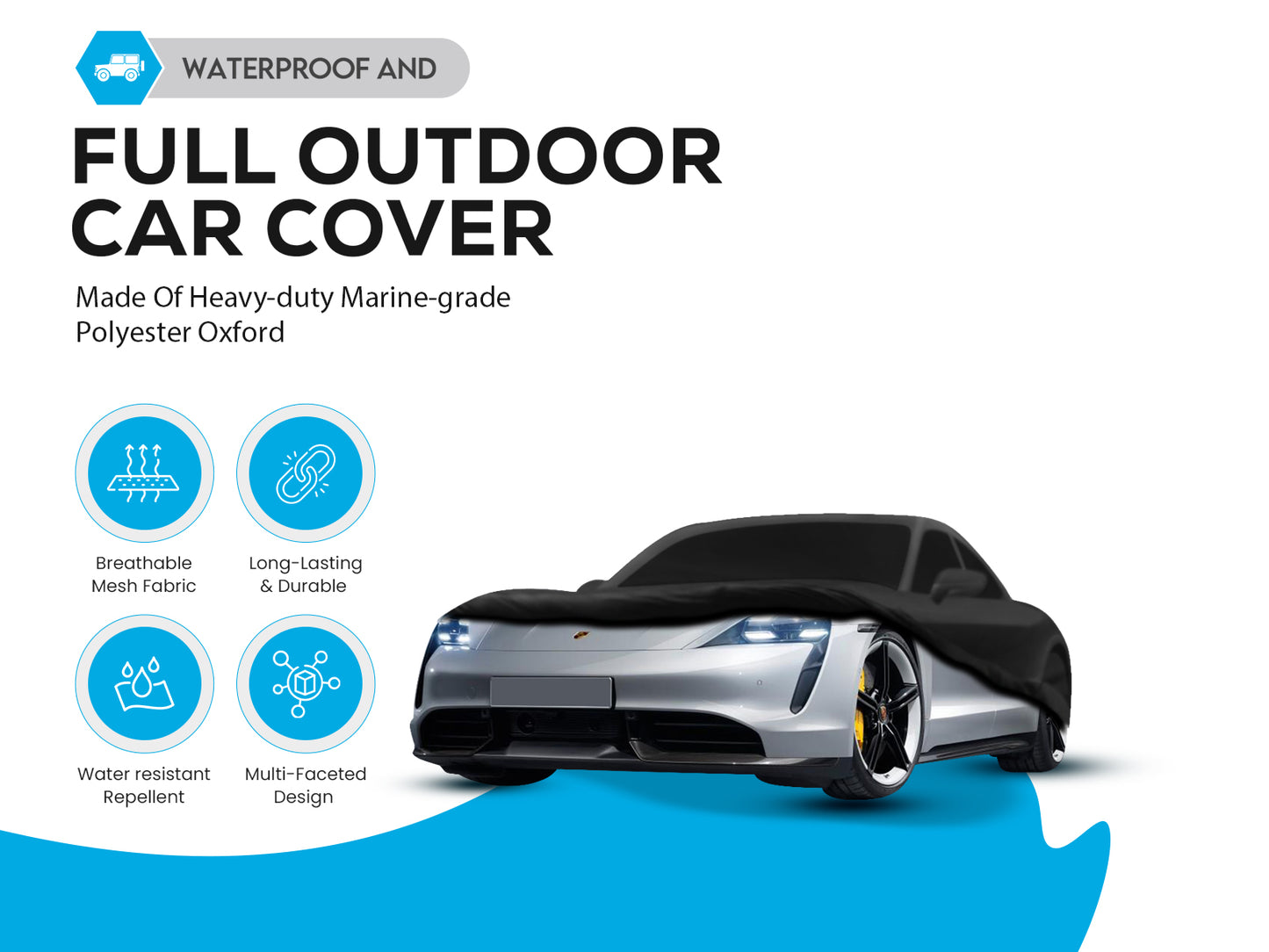 2019-2023 Porsche Taycan outdoor car cover dust UV paint protection GTS Turbo 4S