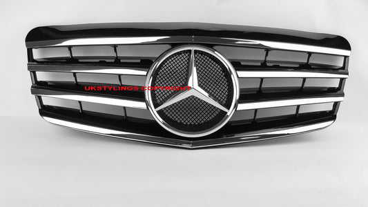 For Mercedes W211 2007-2009 front sports grille E320 E350 E500 E63