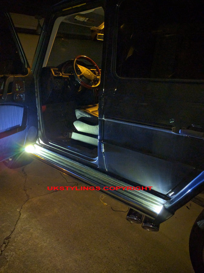 W463 G-class side step panel running board entrance LED kit 4 units