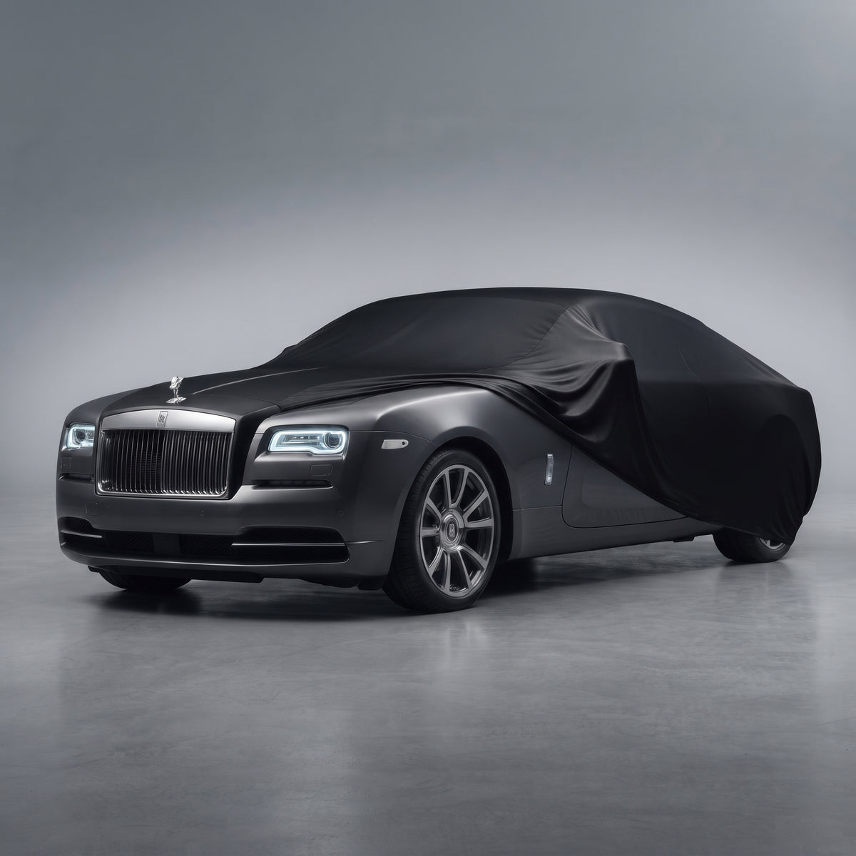 Wraith Satin indoor use car cover tailored made, Snug fit with elastic 2014-2021 - Deutschmotor