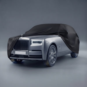 Phantom Satin indoor use car cover tailor made, Snug fit with elastic 2017-2024