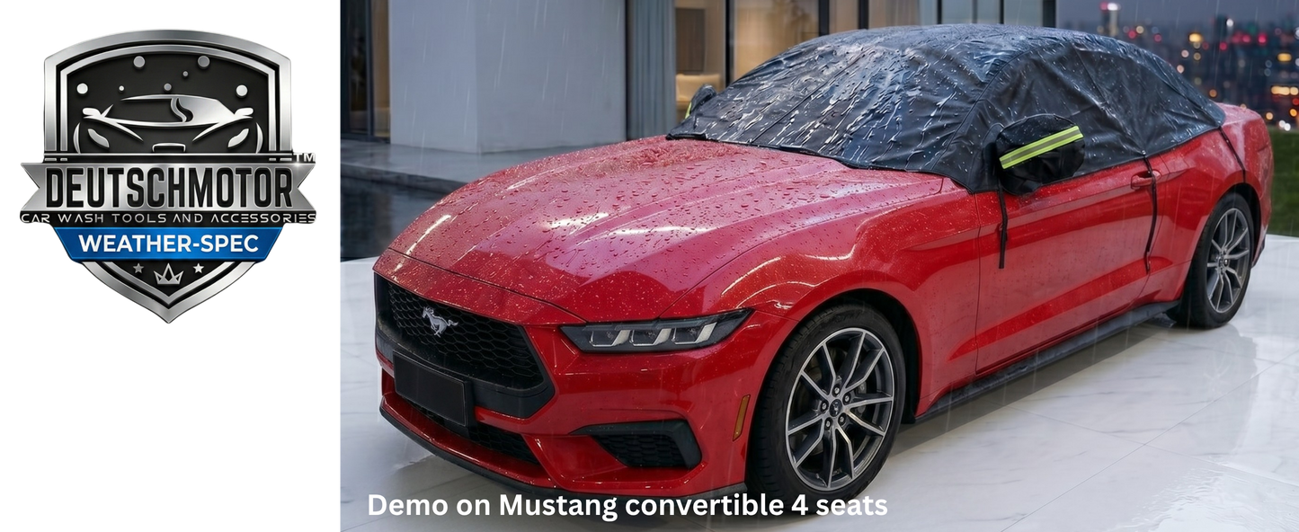 Soft top Protection: Deutschmotor Indoor/Outdoor convertible cover for 4 seater coupe models