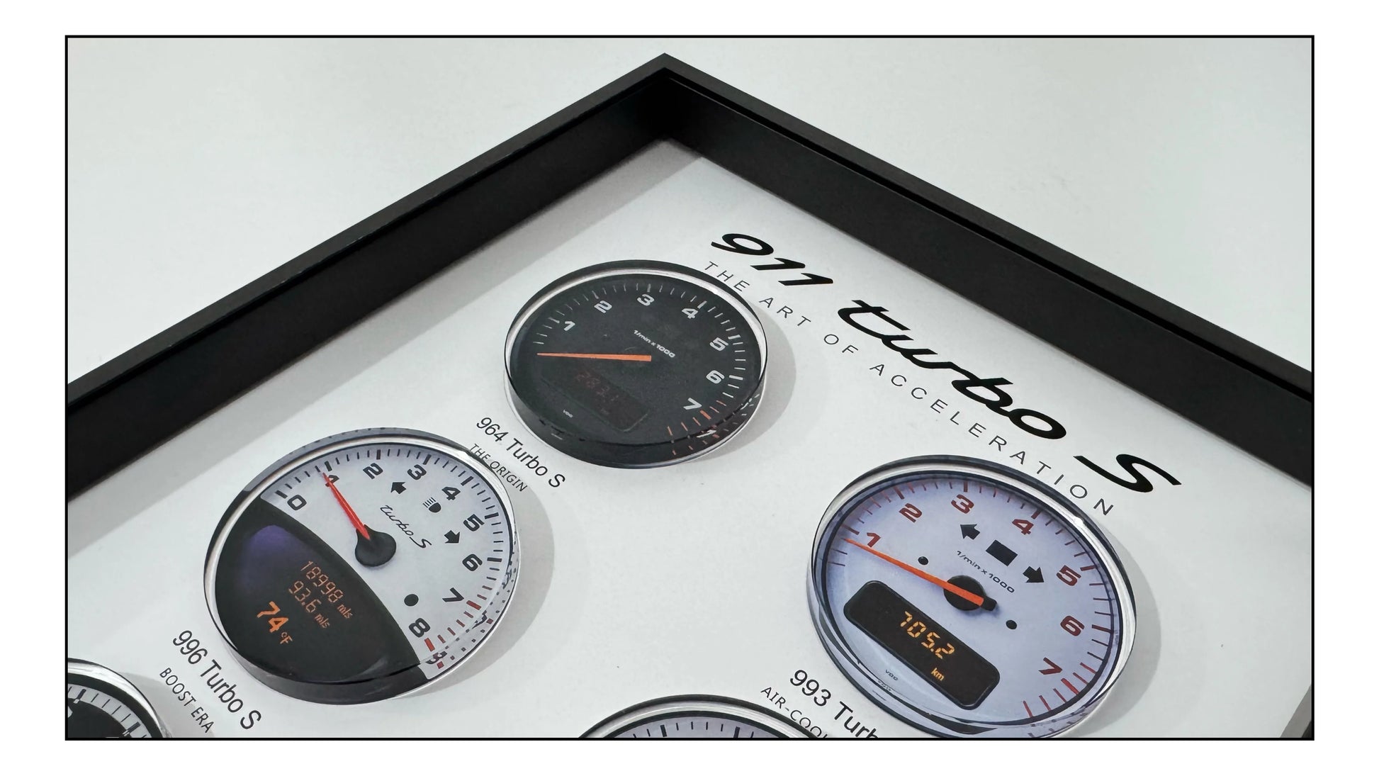 Porsche 911 Turbo S Evolution Framed Wall Art Display 30x20cm