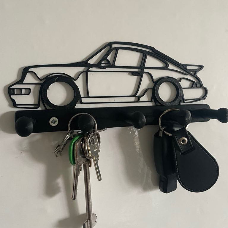 Porsche Car Model Wall Key Hook Storage Rack 55879