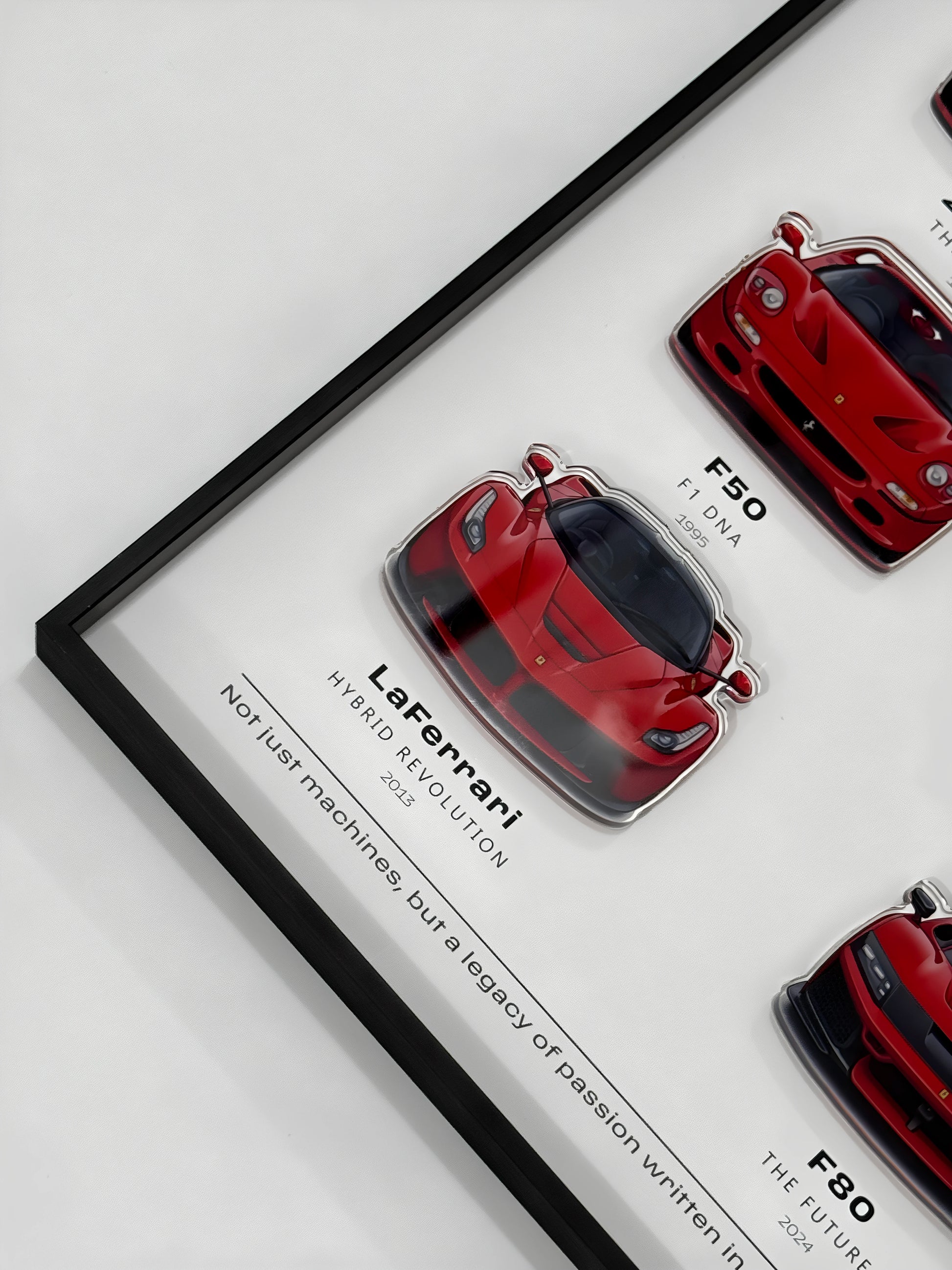 Ferrari Classic Supercar Framed Wall Art Display 30x40cm