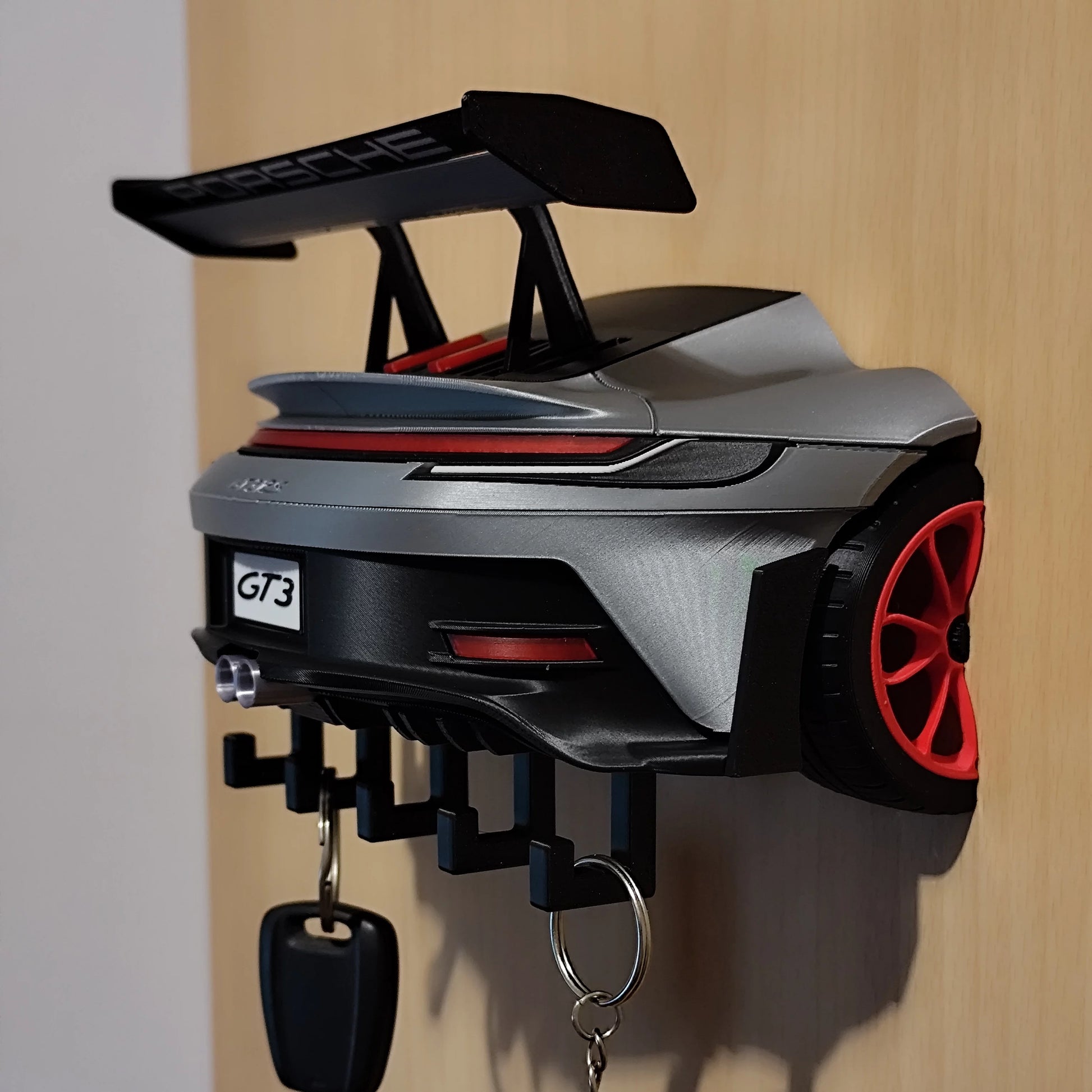 Porsche Car Model Wall Key Hook Storage Rack 55879