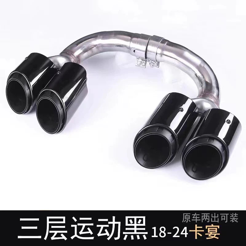 Porsche Cayenne Quad Sport Exhaust Tailpipe Upgrade Tips