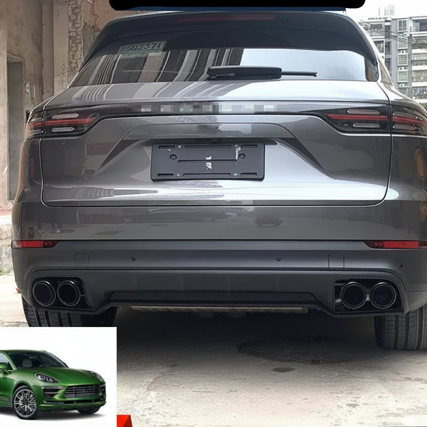 Porsche Cayenne Quad Sport Exhaust Tailpipe Upgrade Tips