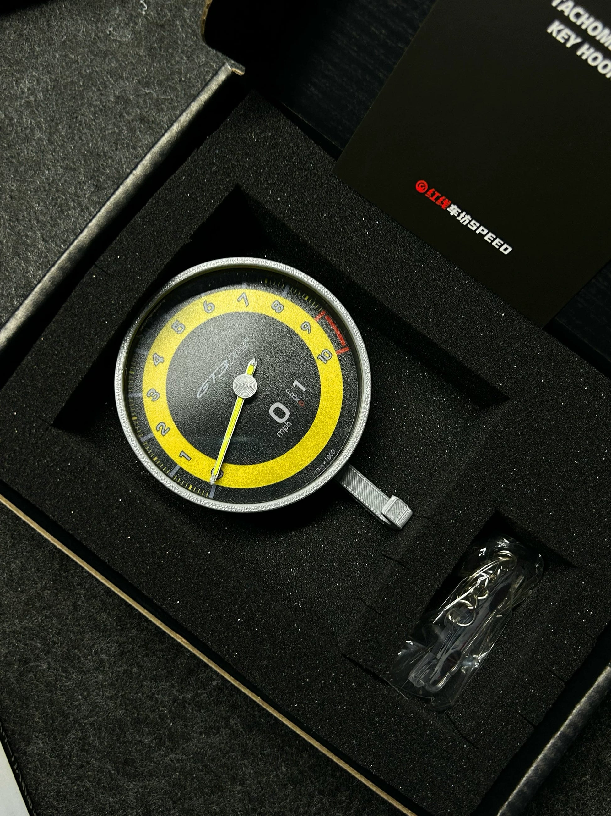 Porsche 911 GT3 RS Tachometer Interactive Key Hook Display