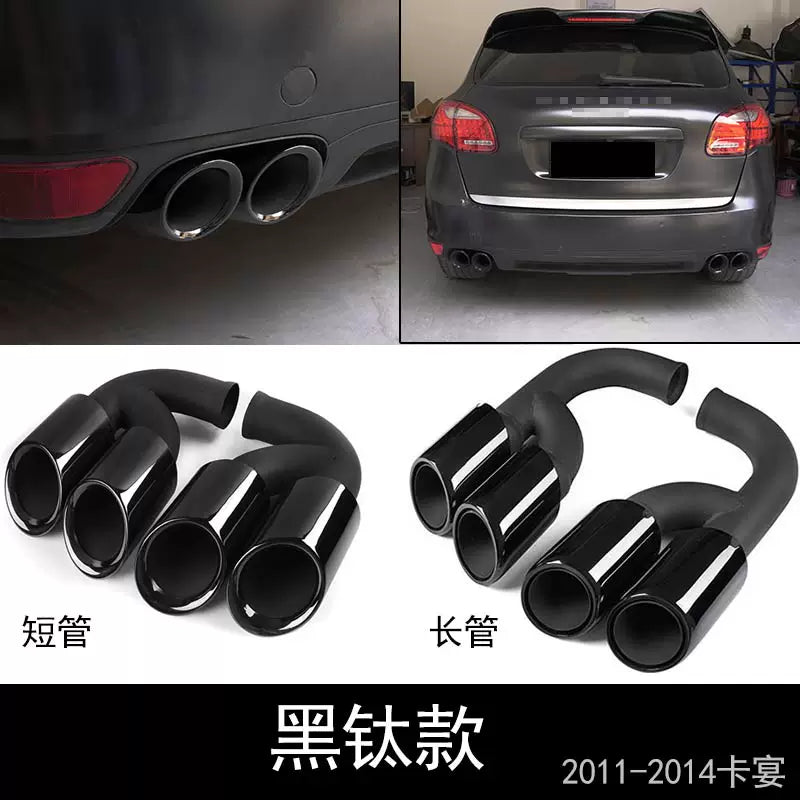 Porsche Cayenne Quad Sport Exhaust Tailpipe Upgrade Tips