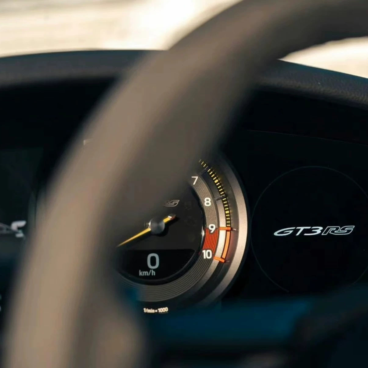 Porsche 911 GT3 RS Tachometer Interactive Key Hook Display