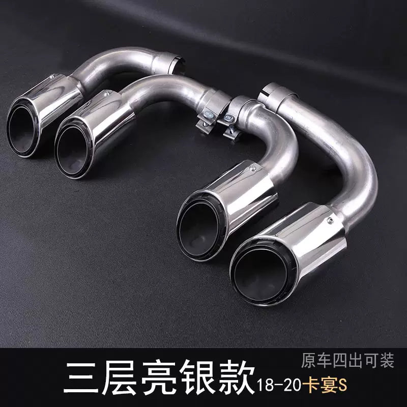 Porsche Cayenne Quad Sport Exhaust Tailpipe Upgrade Tips