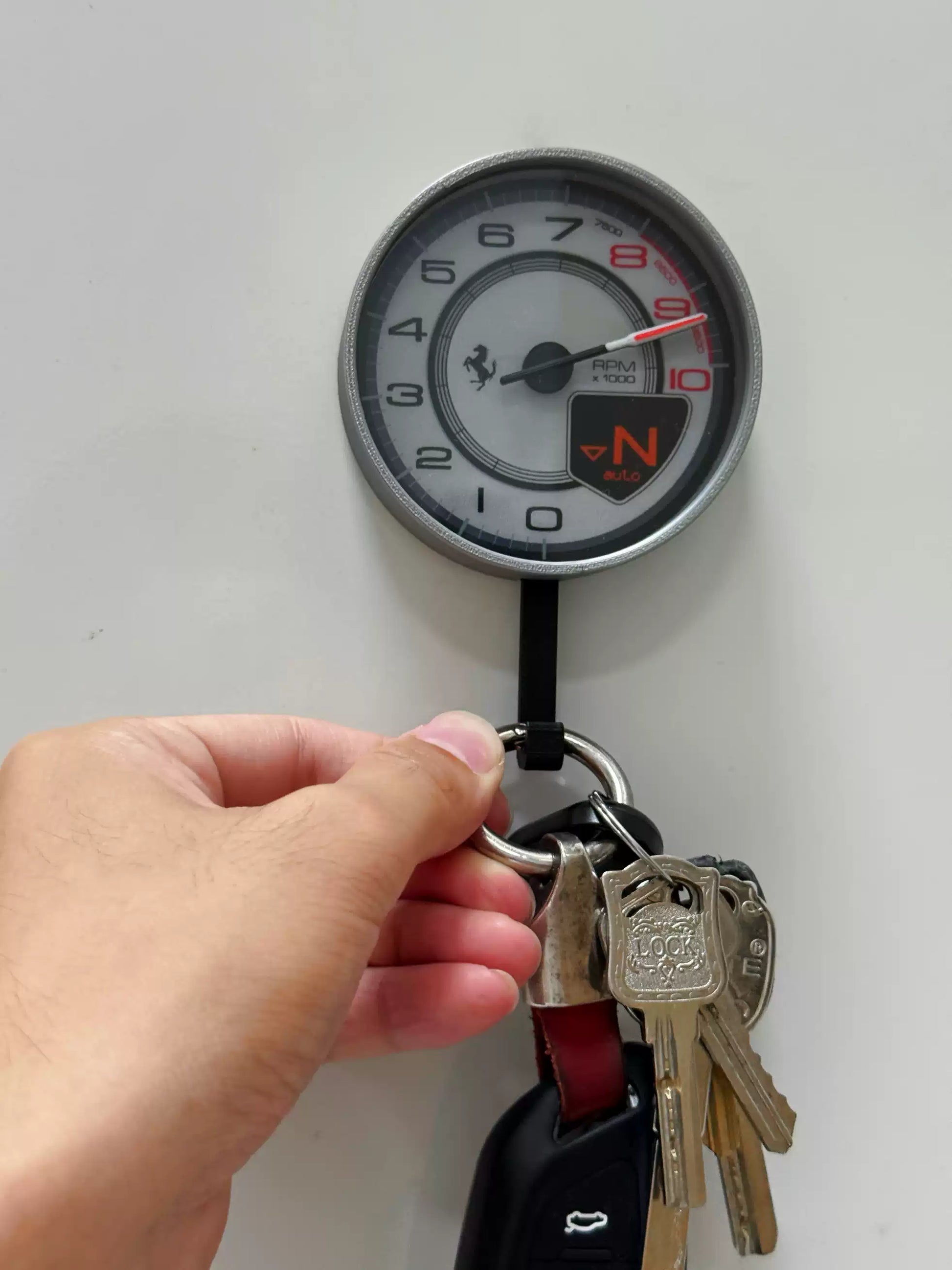 Ferrari 488 Pista Tachometer Interactive Key Hook Display