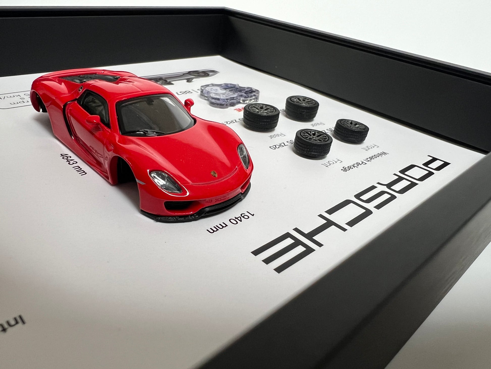 Porsche 918 Spyder Supercar Framed Wall Art Display 15x20cm