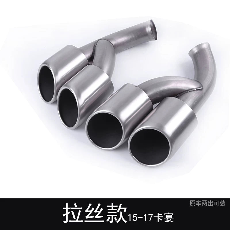 Porsche Cayenne Quad Sport Exhaust Tailpipe Upgrade Tips