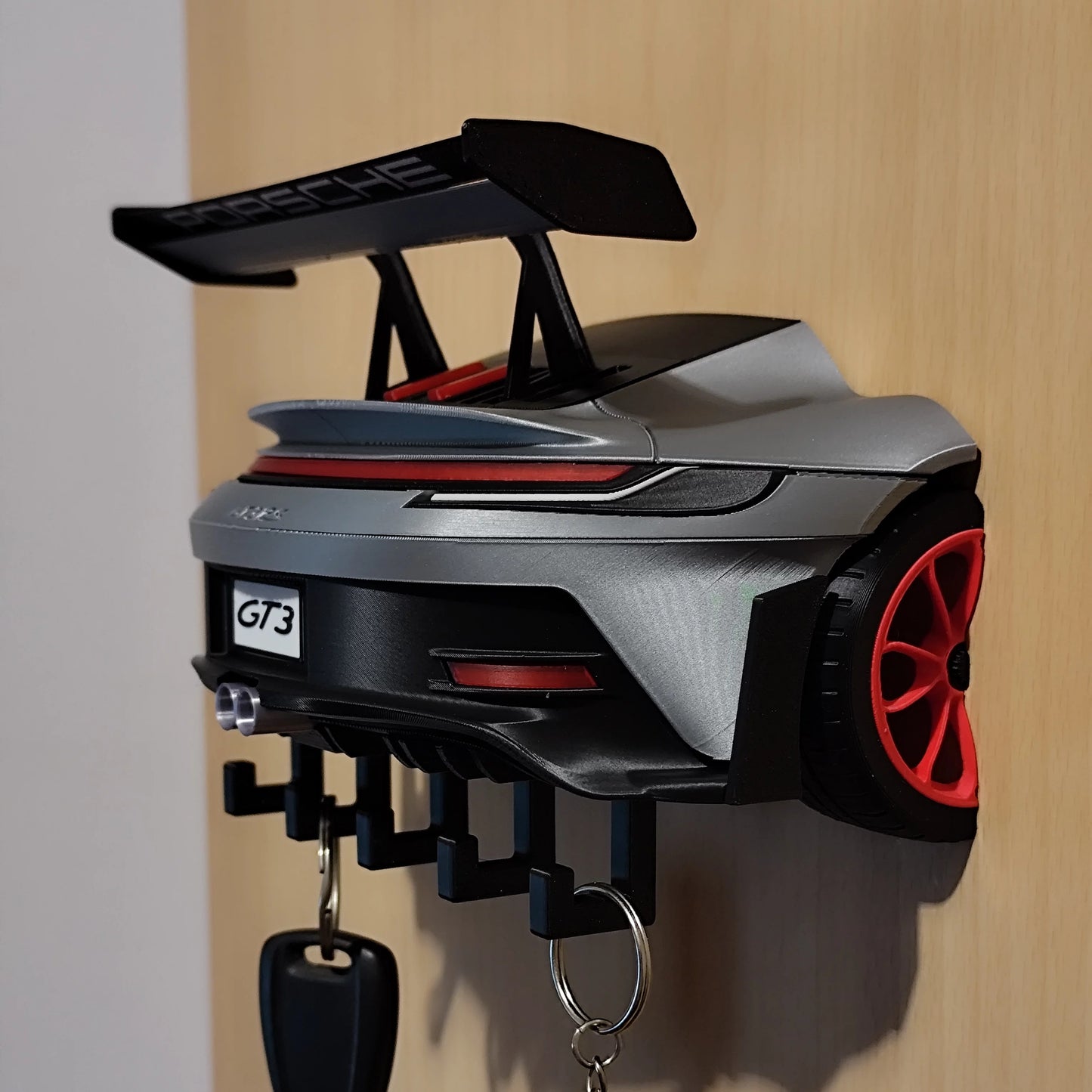 Porsche Car Model Wall Key Hook Storage Rack 55879
