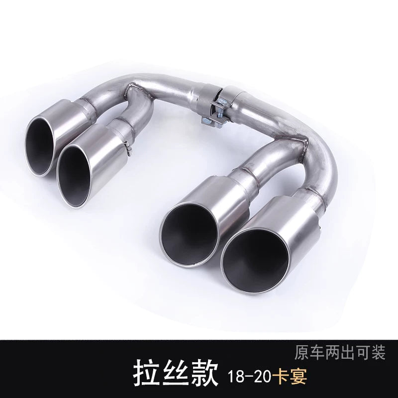 Porsche Cayenne Quad Sport Exhaust Tailpipe Upgrade Tips