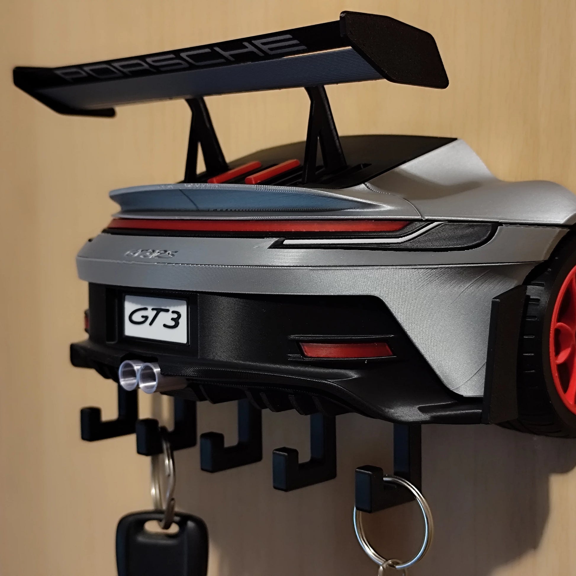 Porsche Car Model Wall Key Hook Storage Rack 55879