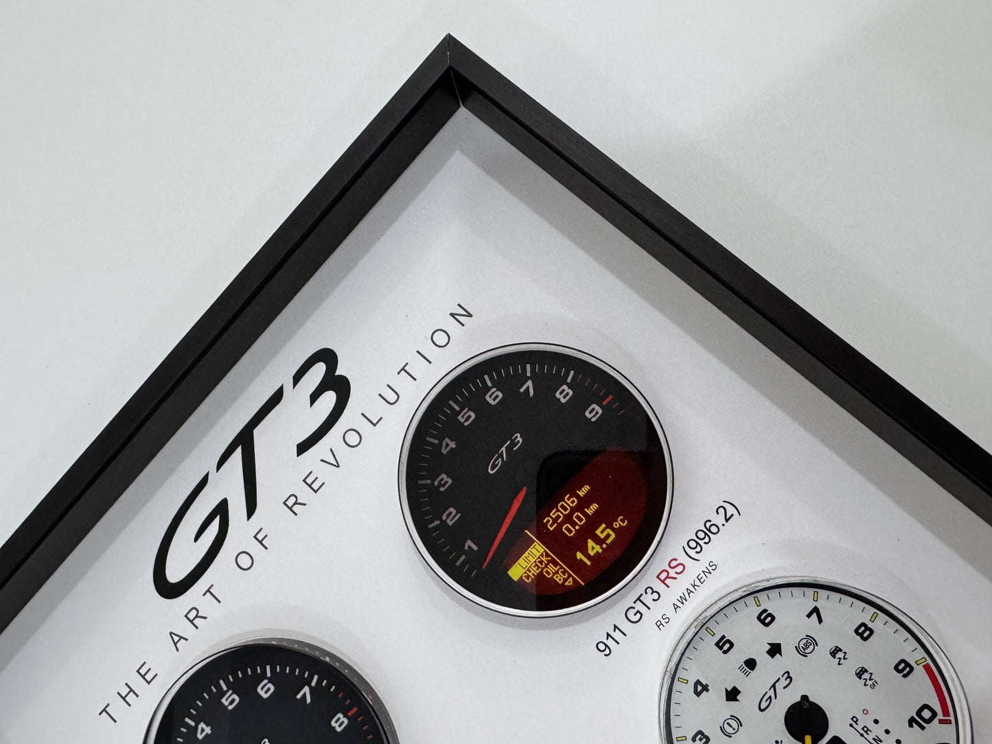 Porsche Classic Supercar Dial Framed Wall Art Display 30x20cm