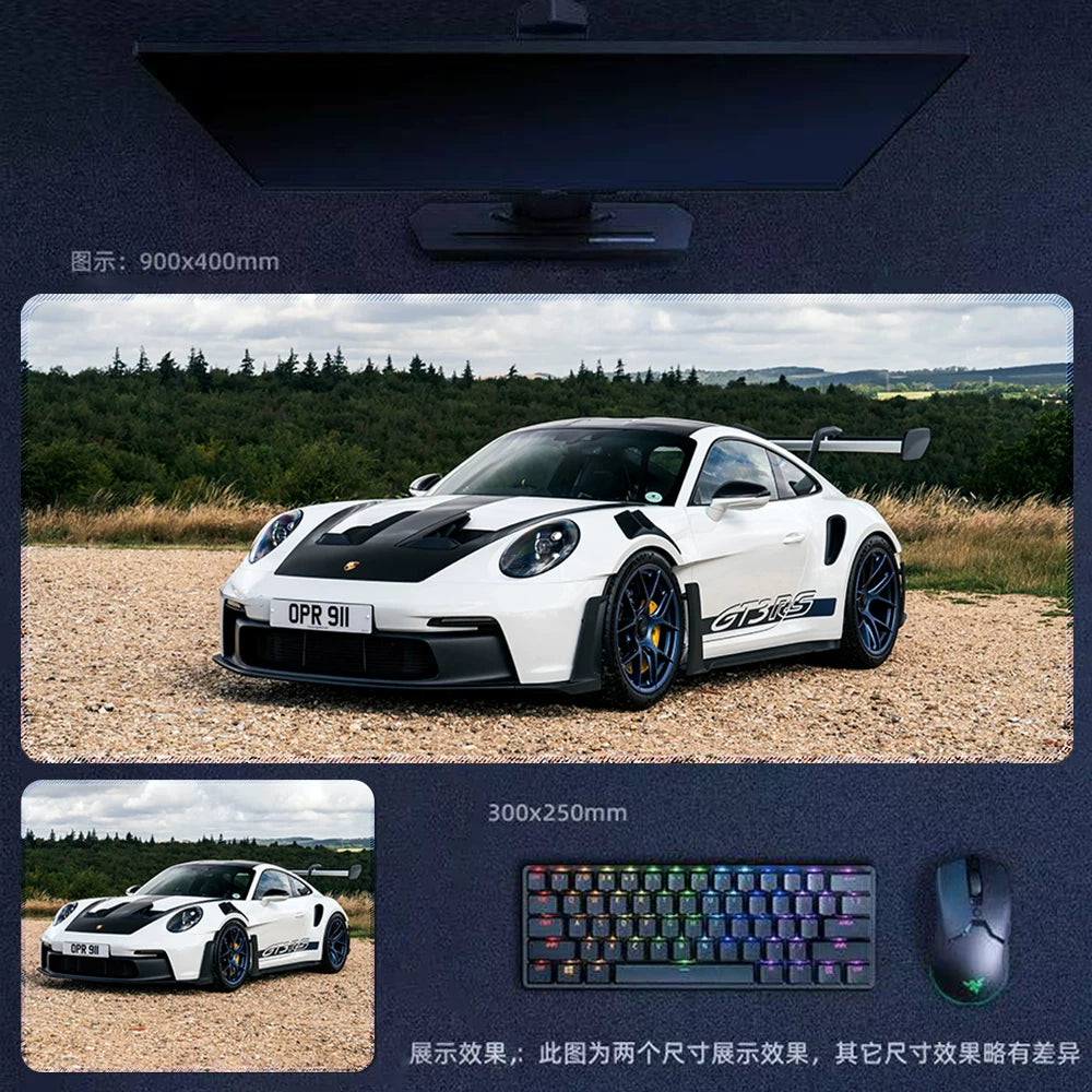 Porsche 911 GT3 Gaming Mouse Pad Desk Mat