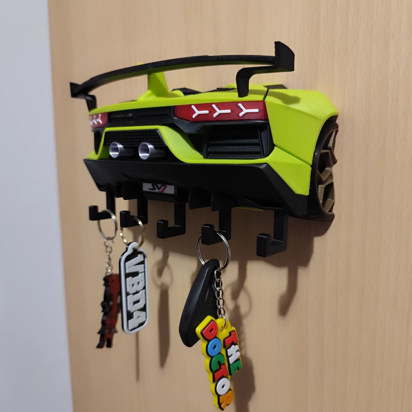 Car Model Wall Key Hook Storage Rack 5587