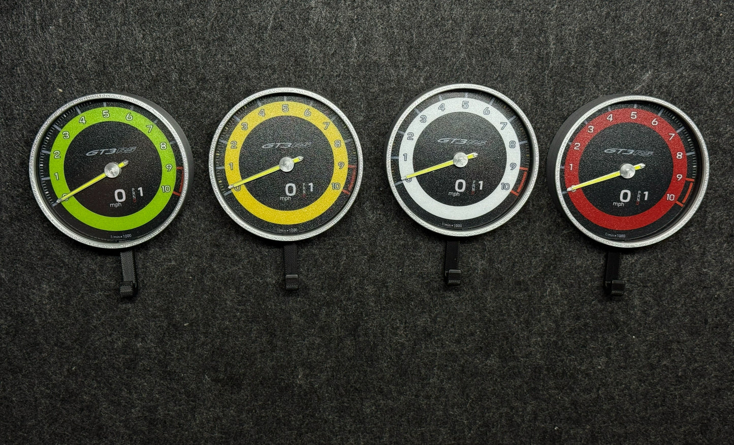 Porsche 911 GT3 RS Tachometer Interactive Key Hook Display