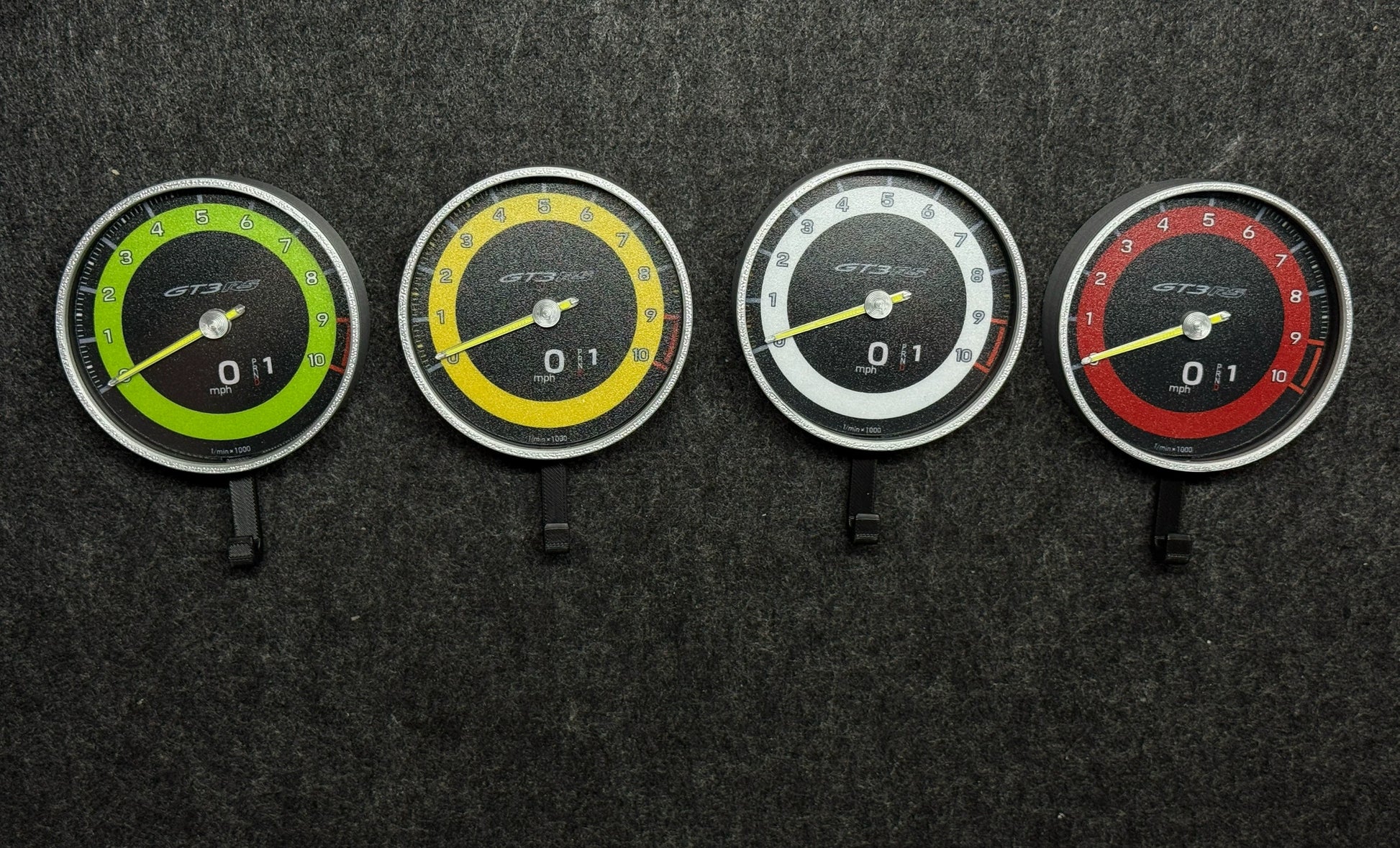 Porsche 911 GT3 RS Tachometer Interactive Key Hook Display