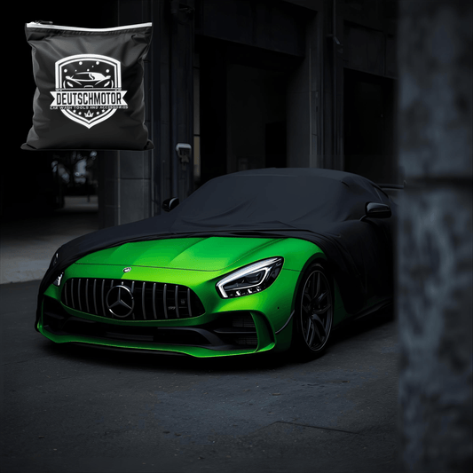 AMG GT indoor car cover stretchy satin soft showroom dustproof storage - Deutschmotor