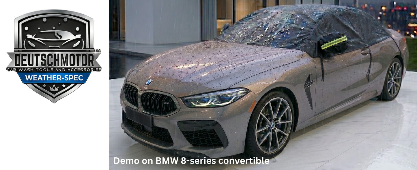 Soft top Protection: Deutschmotor Indoor/Outdoor convertible cover for 4 seater coupe models
