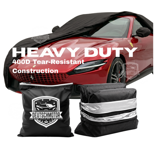 Outdoor black dustproof car cover for Ferrari 458 488 Italia protection Sun UV dust